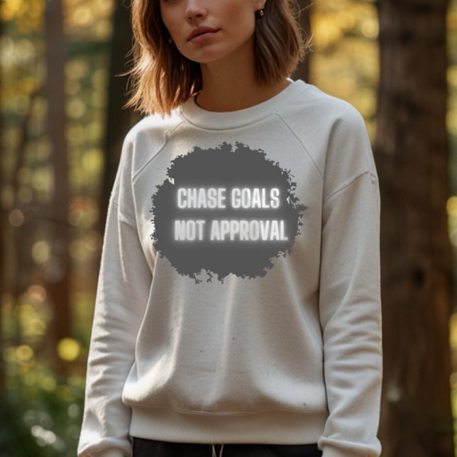 Sweatshirt "Les objectifs de chasse ne sont pas approuvés" Mo (Créateur téléchargé)