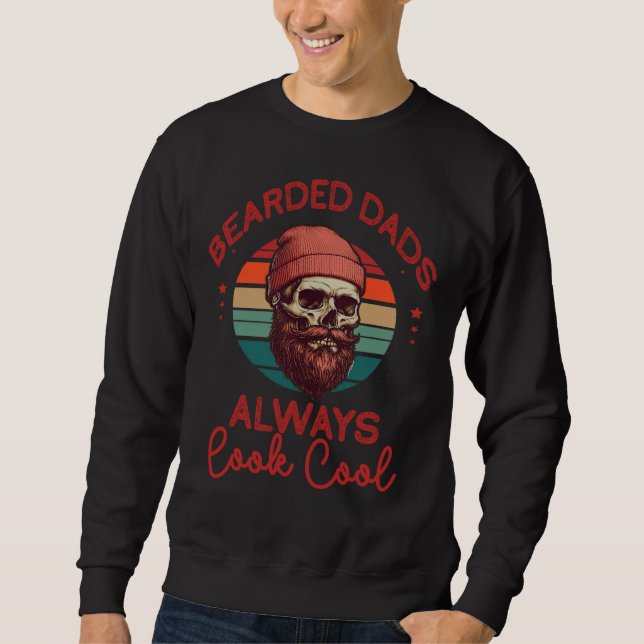 Sweatshirt Les papas roulés ont toujours l'air Cool (Devant)