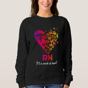 Sweatshirt Les Papillons Nourrissent Son Un Travail De Nourri