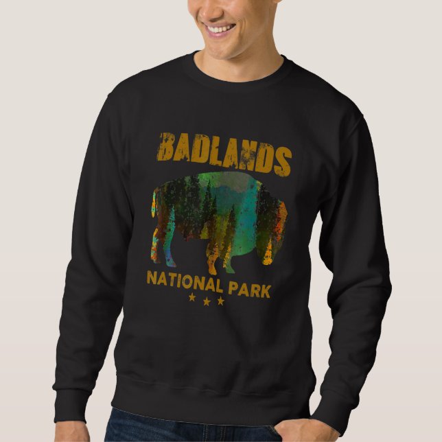 Sweatshirt Les parcs nationaux des Badlands (Devant)