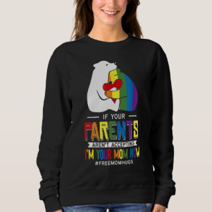 Sweatshirt Les parents n'acceptent pas Je suis votre maman ma