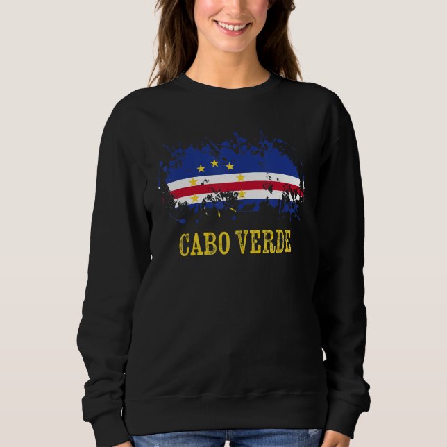 Sweatshirt Les passionnés de Cap-Vert pour Cabo Verde et Cap- (Devant)