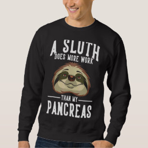 Sweatshirt Les Personnes Avec Le Diabète Un Fantaisie Travail