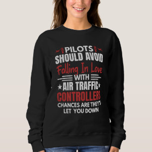 Sweatshirt Les pilotes doivent éviter le graphique d'avion de