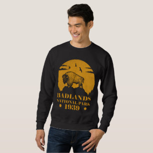Sweatshirt Les pinnacles au sud du parc national des Badlands