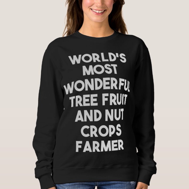 Sweatshirt Les Plus Merveilleuses Récoltes D'Arbres Et De Noi (Devant)