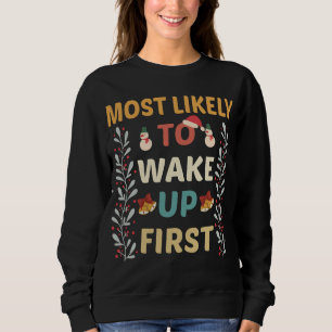 Sweatshirt Les Plus Probables À Drôle Correspondant À Noël Fa