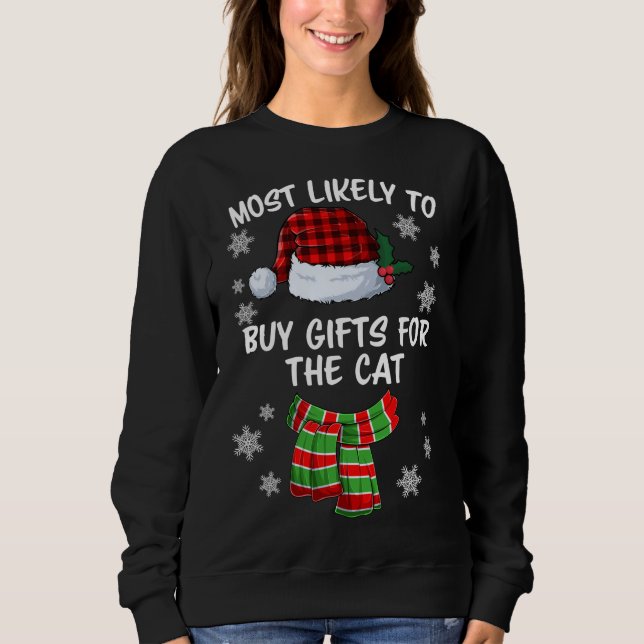 Sweatshirt Les Plus Susceptibles D'Acheter Des Cadeaux Pour L (Devant)