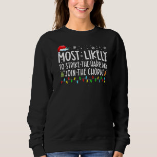 Sweatshirt Les Plus Susceptibles De Frapper La Harpe Et De Re