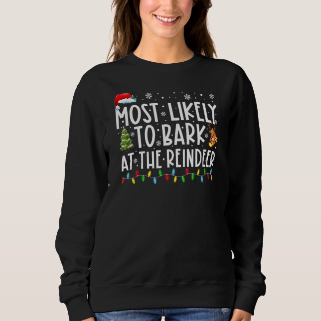 Sweatshirt Les Plus Susceptibles D'Écorcher À La Reindeer Fun (Devant)