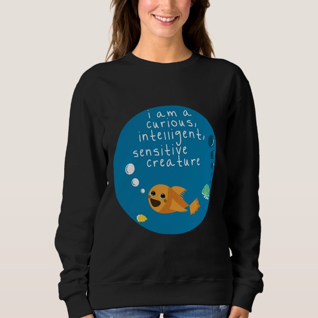 Sweatshirt Les poissons sont amis (Devant)