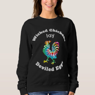 Sweatshirt Les Poulets Malins Posent Des Oeufs Dévastés Funny