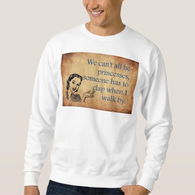 Sweatshirt Les princesses de SlipperyJoe applaudissent affich (Devant)