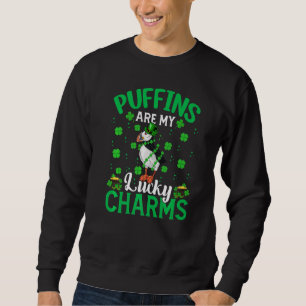 Sweatshirt Les Puffins Drôle Sont Mes Charms Lucky Puffin St