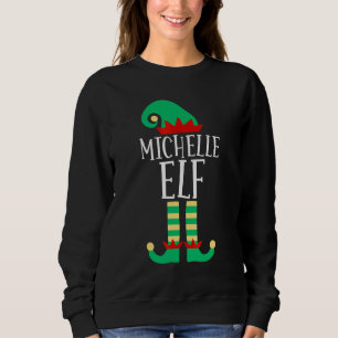 Sweatshirt Les pyjamas de Noël assortis de la famille de l'el