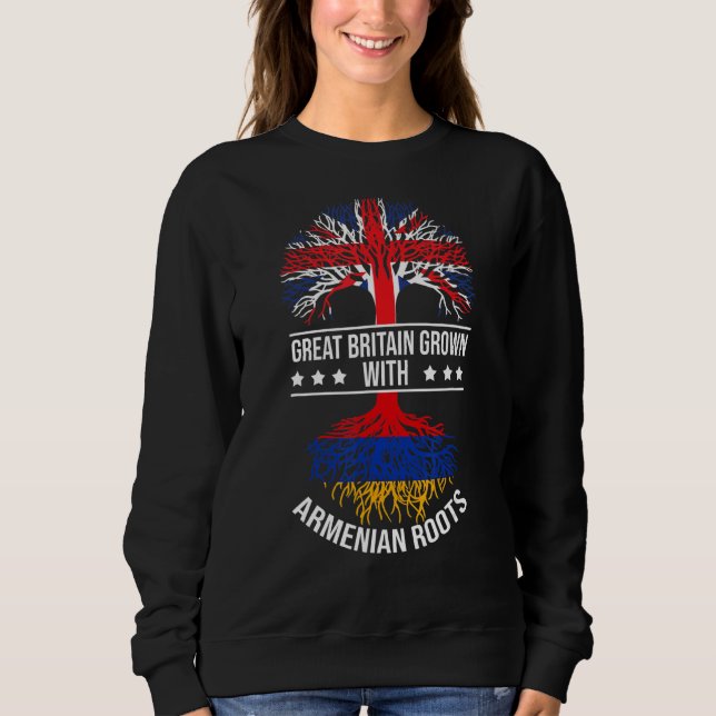 Sweatshirt Les racines arméniennes Les ancêtres des immigrant (Devant)