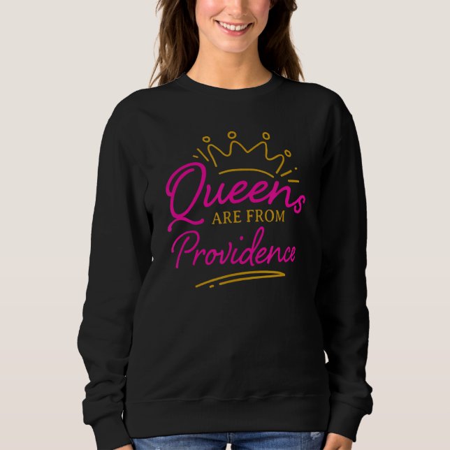 Sweatshirt Les Reines Providence Résident Rhode Island L (Devant)