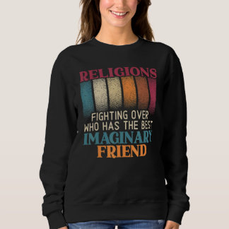 Sweatshirt Les Religions Luttent Pour Qui A Le Meilleur Imagi