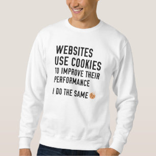 Sweatshirt Les sites Web utilisent des cookies