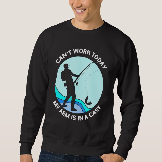 Sweatshirt Les Tee - shirts Pêcheurs Ne Peuvent Pas Travaille (Devant)