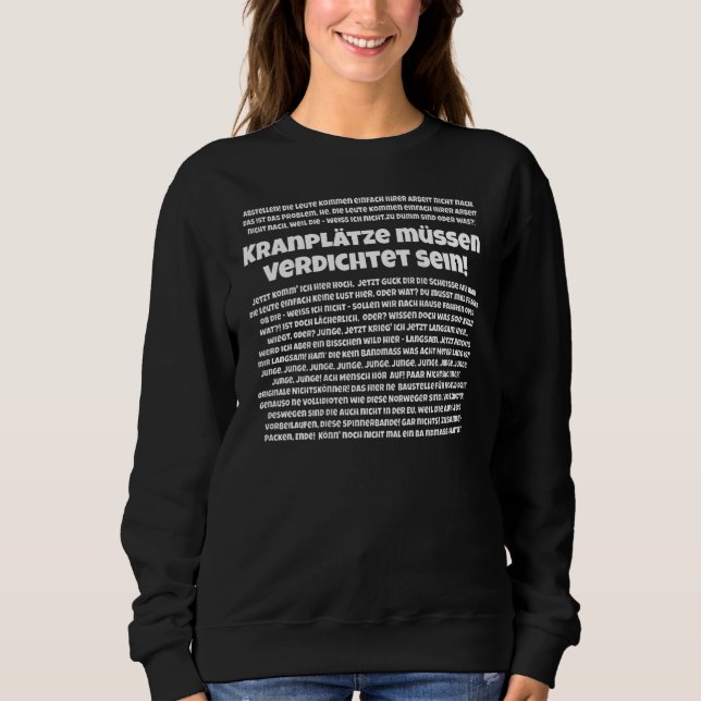 Sweatshirt Les Tuyaux Doivent Être Comprimés (Devant)
