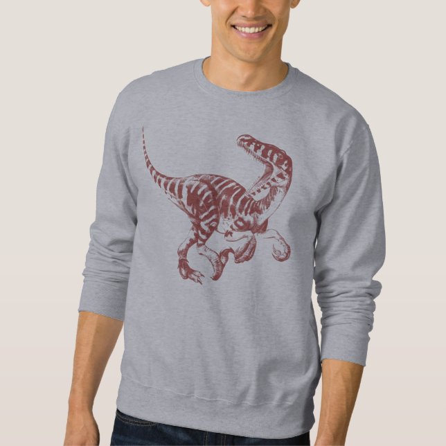 Sweatshirt Les velociraptors attendent (Devant)