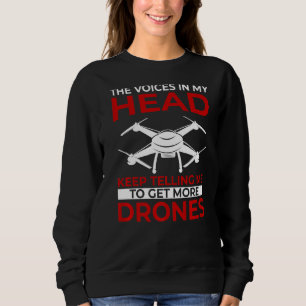 Sweatshirt Les Voix Dans Ma Tête Continuent À Me Dire D'En Ob