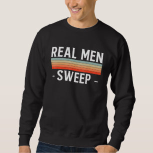 Sweatshirt Les vrais hommes balaient Curling Curler glace Cur