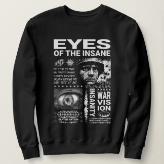 Sweatshirt Les yeux des fous - Vision de guerre Métal lourd
