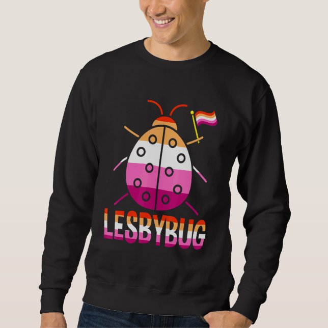 Sweatshirt Lesdybug Lesbienne Ladybug Pride Lgbt Correspondan (Devant)