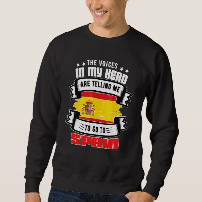 Sweatshirt L'Espagne Dans Ma Tête (Devant)