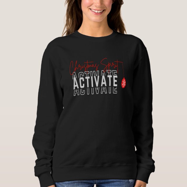 Sweatshirt L'esprit de Noël active (Devant)
