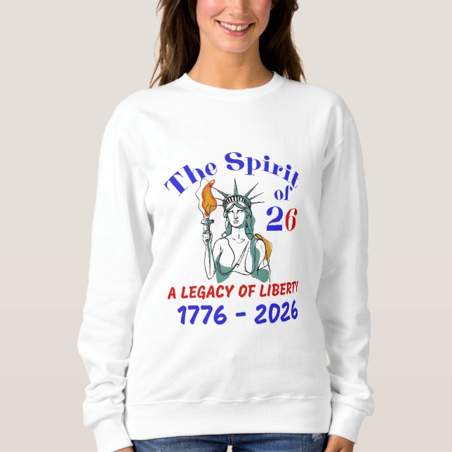 SWEATSHIRT L'ESPRIT DES 26 : UN HÉRITAGE DE LIBERTÉ (Devant)