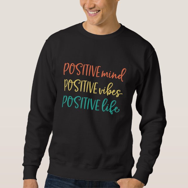 Sweatshirt L'esprit positif Vibes positives L'esprit positif  (Devant)