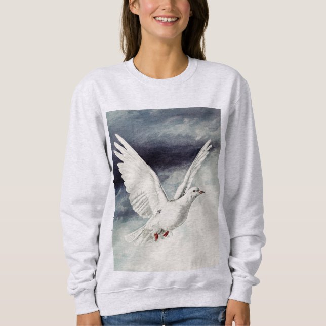 Sweatshirt L'esprit saint sous forme de colombe (Devant)