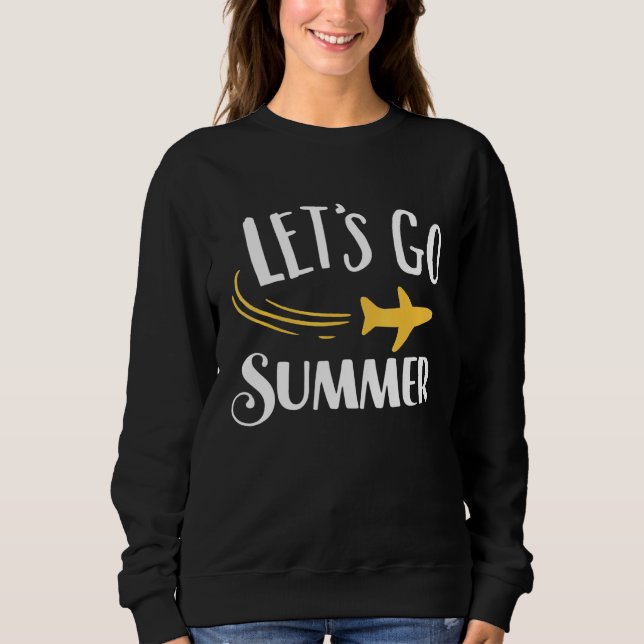 Sweatshirt L'été maintenant laisse aller la plage 1 (Devant)