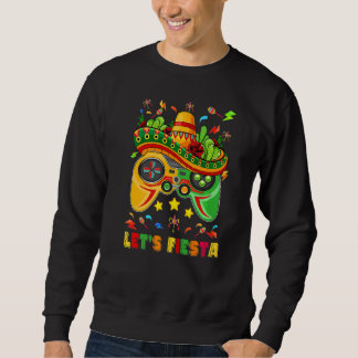 Sweatshirt Lets Fiesta Kids Cinco De Mayo Gamer Contrôle