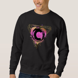 SWEATSHIRT LETTRE C MONOGRAPHIQUE INITIALE PERSONNALISÉE DÉCO
