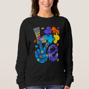 Sweatshirt LETTRE D'AMOUR DE sensibilisation sur l'autisme MA