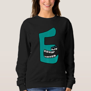 Sweatshirt Lettre d'émotion E Alphabet Légende