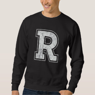 SWEATSHIRT LETTRE GRANDE R