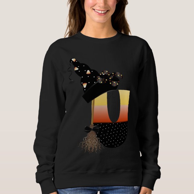 Sweatshirt LETTRE MONÂTRE Halloween U (Devant)