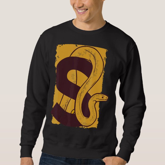 Sweatshirt Lettre Serpent cool Pour Hommes Femmes (Devant)