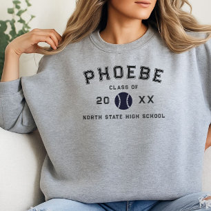 Sweatshirt Lettre universitaire Sports Diplômé Athlète person
