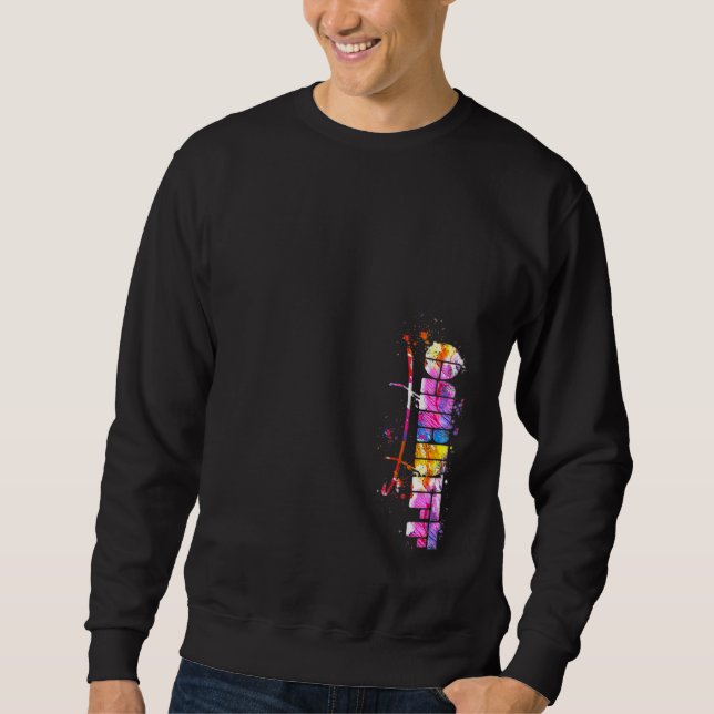 Sweatshirt Lettres Cardiff Cardiff Watercolor (Devant)