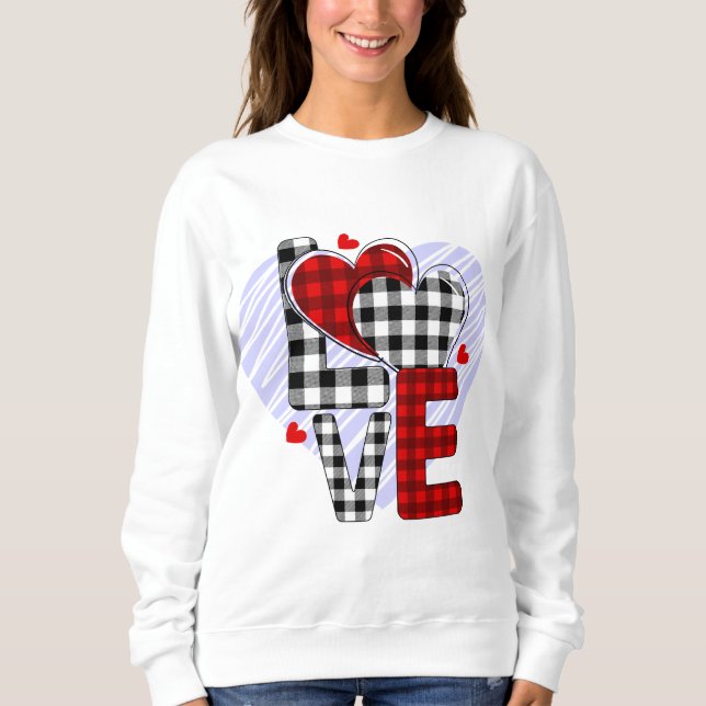 Sweatshirt Lettres d'amour (Devant)