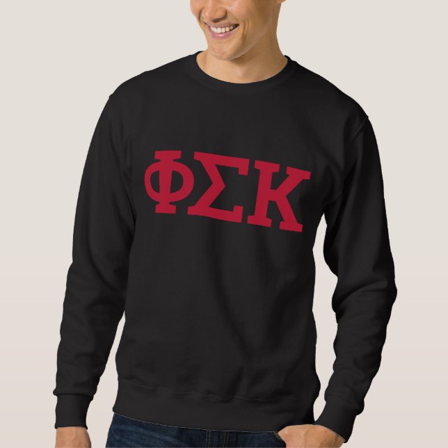 Sweatshirt Lettres Phi Sigma Kappa (Devant)