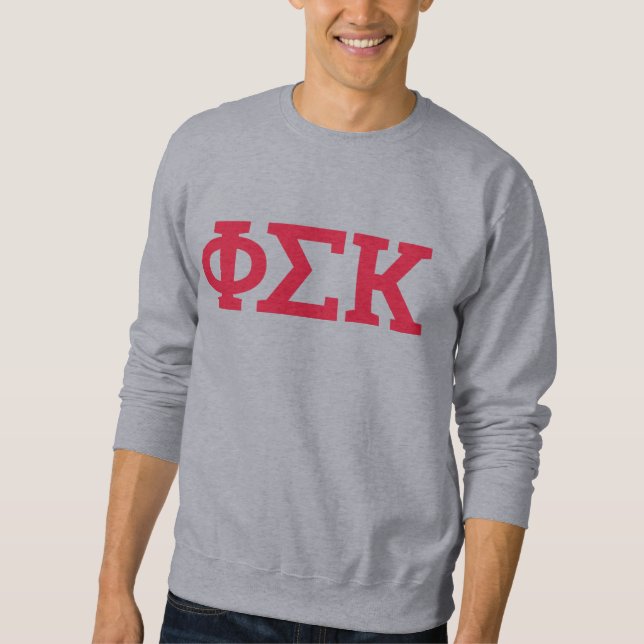 Sweatshirt Lettres Phi Sigma Kappa (Devant)