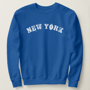 Sweatshirt Lettres Vintages cool Amérique USA New York