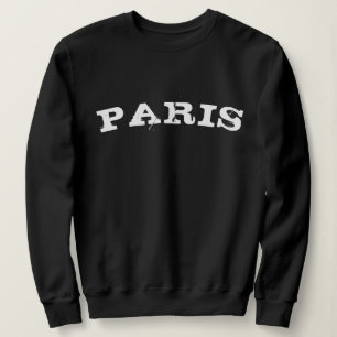 Sweatshirt Lettres Vintages cool France Paris 